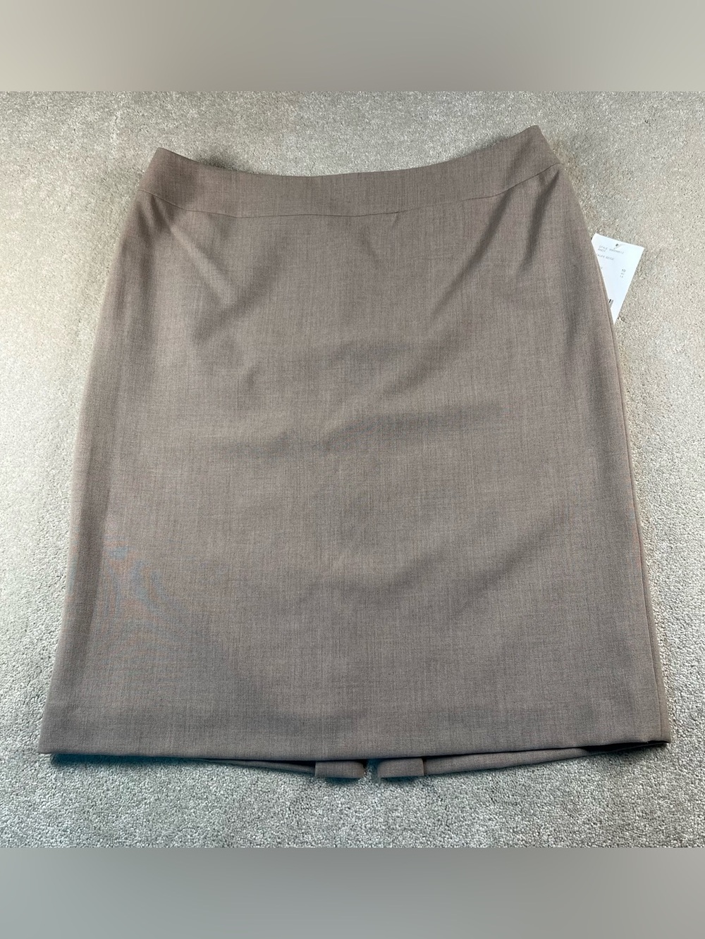 Tahari Pencil Skirt Taupe Beige NWT Office Workwear Women's 10